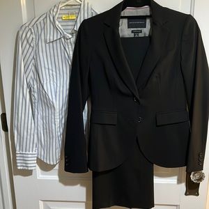 Banana Republic Black Pantsuit